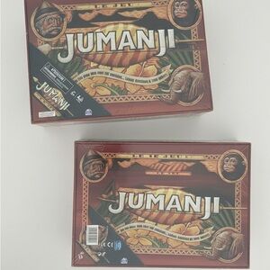 Jumanji Board Game - Classic Adventure in Brown and Black